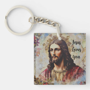 Jesus Loves You  Key Ring