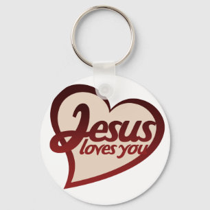 Jesus Loves you Key Ring