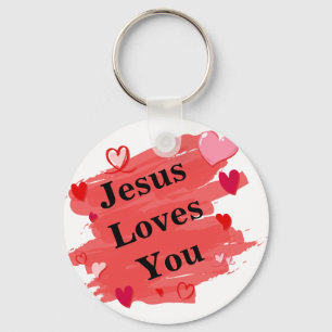 Jesus Loves You Key Ring