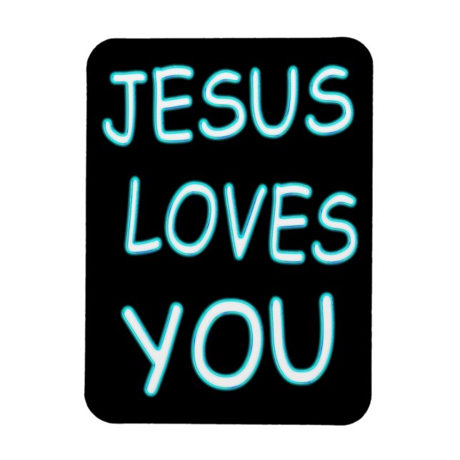 Jesus Loves You Magnet (Vertical)