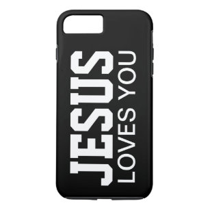 Jesus Loves You Motivational Typography Case-Mate iPhone Case