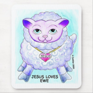 Jesus Loves You Mouse Pad