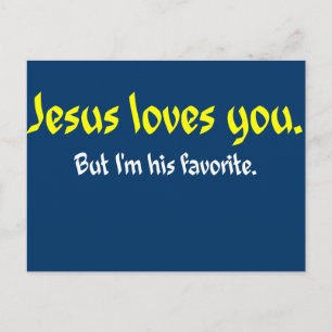 Jesus Loves You Postcard