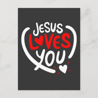 Jesus Loves You Postcard