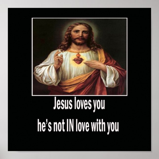 jesus loves you poster (Front)