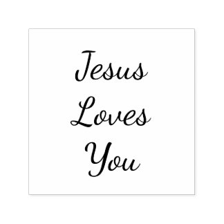 Jesus Loves You Self-inking Stamp
