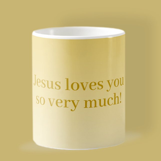 Jesus loves you so very much! coffee mug (Creator Uploaded)
