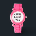Jesus loves You Watch<br><div class="desc">Motivational watch</div>