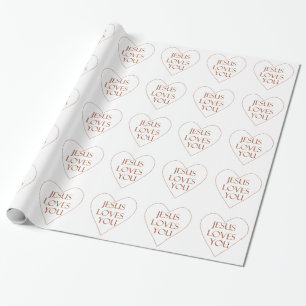 Jesus Loves You Wrapping Paper