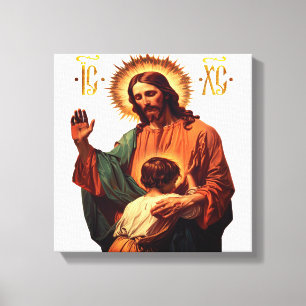 Jesus makes the choice canvas print