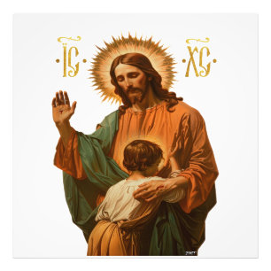 Jesus makes the choice photo print