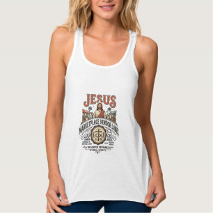 Jesus Marketplace Vendor Label Jesus Marketplace V Singlet