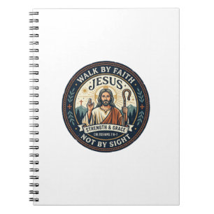 Jesus Matcha Cafe Trend Shirt Christian Graphic_1 Notebook