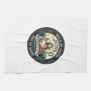 Jesus Matcha Cafe Trend Shirt Christian Graphic_1 Tea Towel