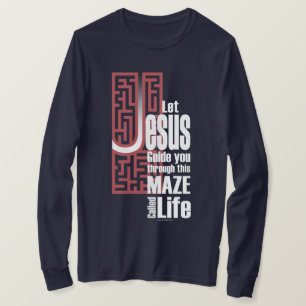 Jesus Maze Basic Long Sleeve T-Shirt