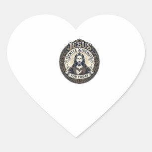 Jesus Memory Care Alzheimer Caregiver Shirt Christ Heart Sticker