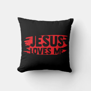 Jesus Men Women Kids Fun Christian Bible Faith Jes Cushion