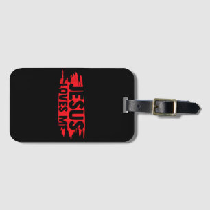 Jesus Men Women Kids Fun Christian Bible Faith Jes Luggage Tag