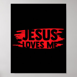 Jesus Men Women Kids Fun Christian Bible Faith Jes Poster