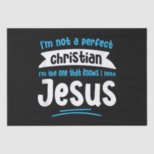 Jesus Men Women Kids Fun Christian Bible Faith Jes Tissue Paper
