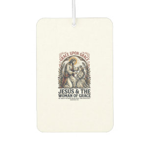 Jesus Menopause Midlife Women Encouragement Shirt  Car Air Freshener