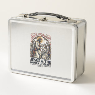 Jesus Menopause Midlife Women Encouragement Shirt  Metal Lunch Box