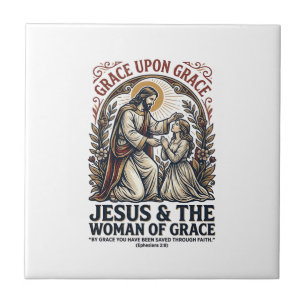 Jesus Menopause Midlife Women Encouragement Shirt Tile