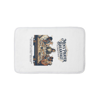 Jesus Mens Group Brotherhood Retreat T-Shirt Inspi Bath Mat