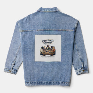 Jesus Mens Group Brotherhood Retreat T-Shirt Inspi Denim Jacket