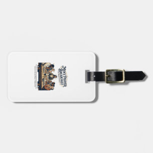 Jesus Mens Group Brotherhood Retreat T-Shirt Inspi Luggage Tag