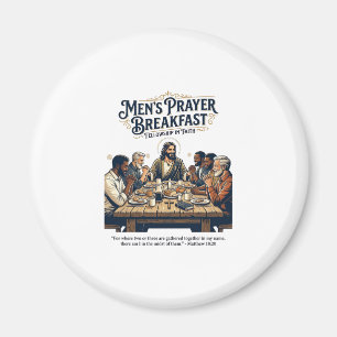 Jesus Mens Group Brotherhood Retreat T-Shirt Inspi Magnet