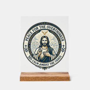 Jesus Mental Health Affirmations T-Shirt Inspirati Acrylic Sign
