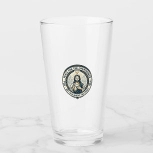 Jesus Mental Health Affirmations T-Shirt Inspirati Glass