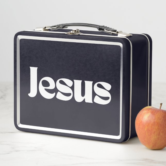Jesus Metal Lunch Box (In Situ)