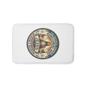 Jesus Military Spouse Waiting Wife T-Shirt Inspira Bath Mat