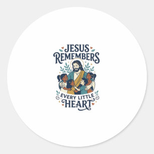 Jesus Miscarriage Comfort Healing T-Shirt Inspirat Classic Round Sticker