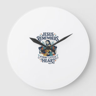 Jesus Miscarriage Comfort Healing T-Shirt Inspirat Large Clock
