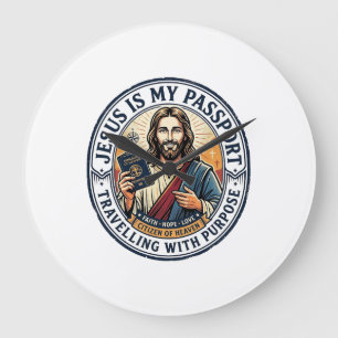 Jesus Missionary Global Missions Shirt Christian G Large Clock