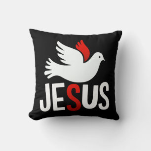 Jesus mit Taube Cushion