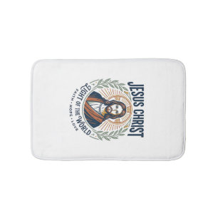 Jesus Modest Fashion Feminine Values T-Shirt Inspi Bath Mat