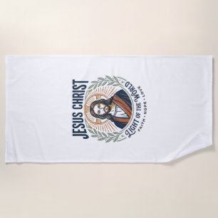 Jesus Modest Fashion Feminine Values T-Shirt Inspi Beach Towel