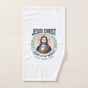 Jesus Modest Fashion Feminine Values T-Shirt Inspi Hand Towel