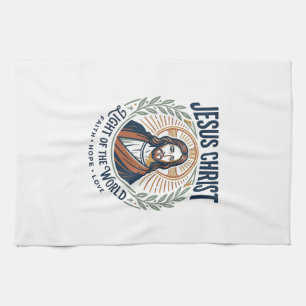 Jesus Modest Fashion Feminine Values T-Shirt Inspi Tea Towel