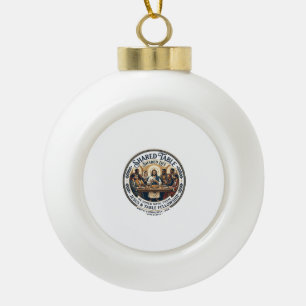 Jesus Moms Group Womens Bible Study Vintage Shirt Ceramic Ball Christmas Ornament