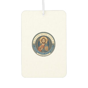 Jesus Monastic Contemplative Spirituality Graphic  Car Air Freshener