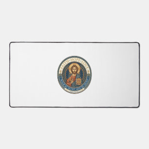 Jesus Monastic Contemplative Spirituality Graphic Desk Mat