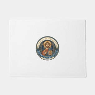 Jesus Monastic Contemplative Spirituality Graphic  Doormat