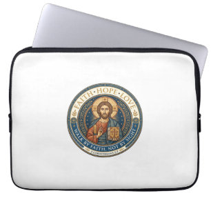 Jesus Monastic Contemplative Spirituality Graphic  Laptop Sleeve