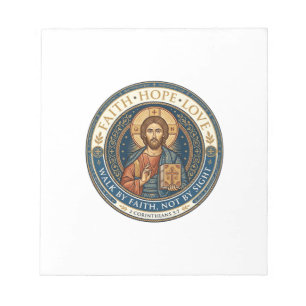 Jesus Monastic Contemplative Spirituality Graphic  Notepad