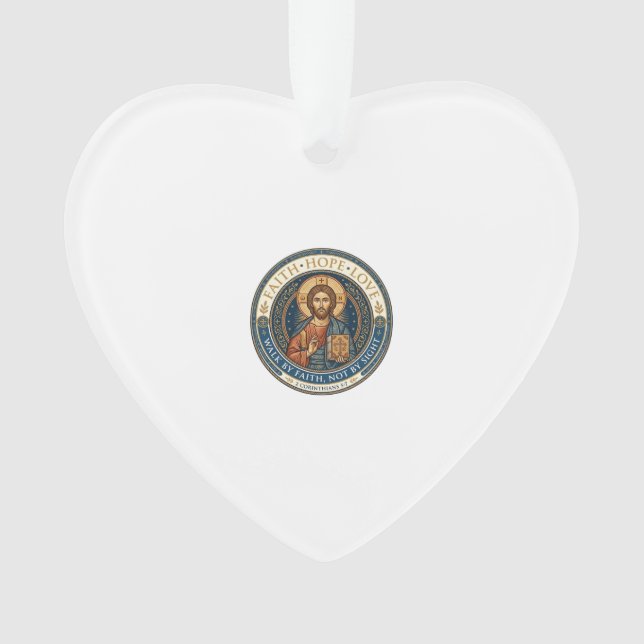 Jesus Monastic Contemplative Spirituality Graphic  Ornament (Front)